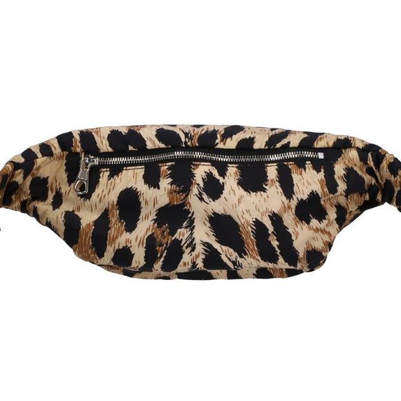 Balenciaga Leopard Waist Black Pouch - Picture 1 of 7